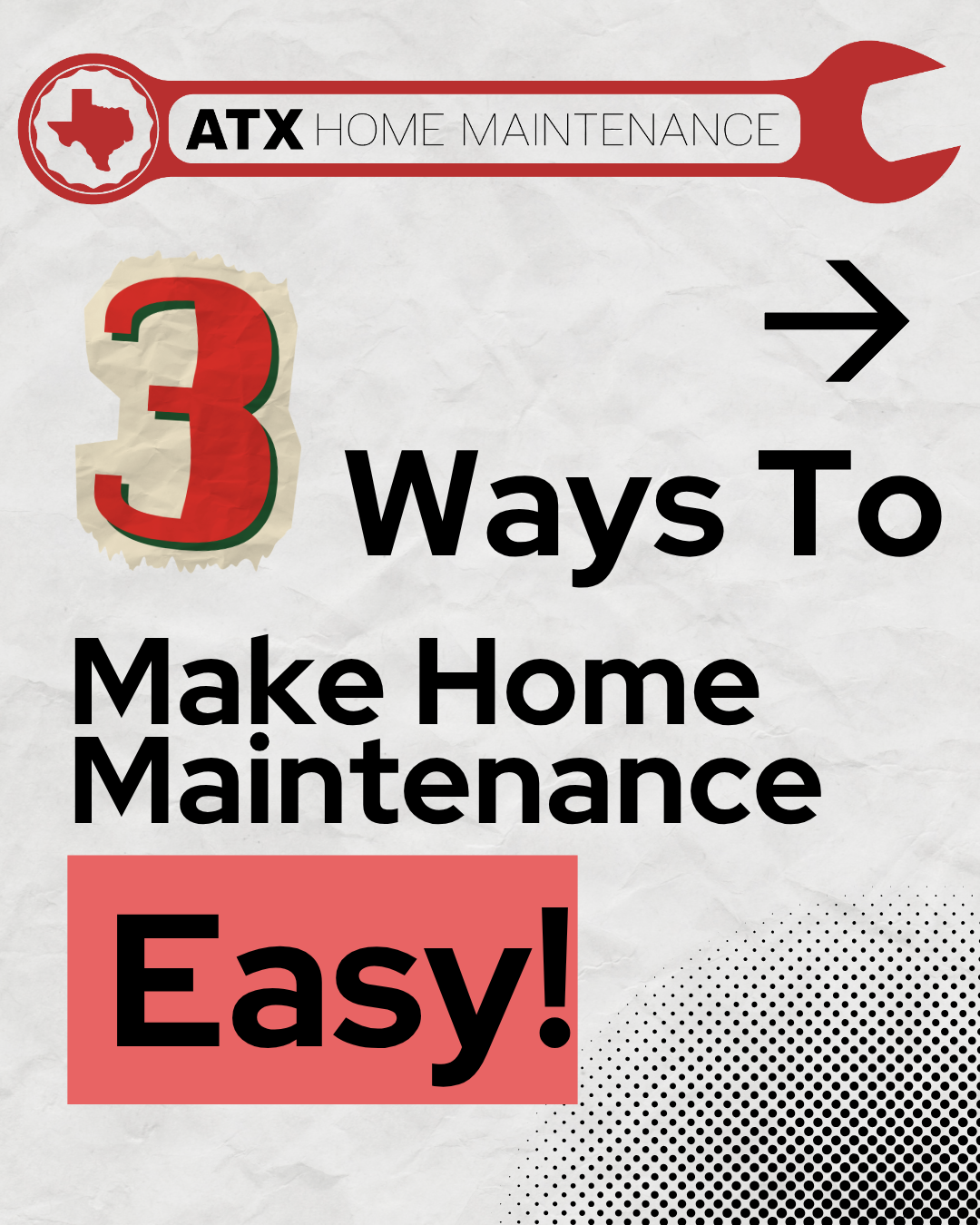 ATX Home Maintenance technician at work